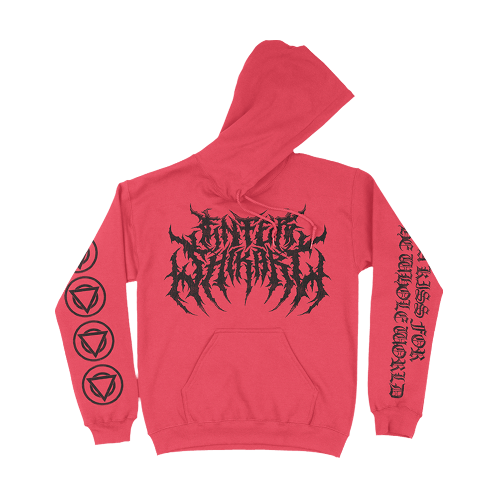 Hellbound Sparky Custom Dyed Hoodie - Pink