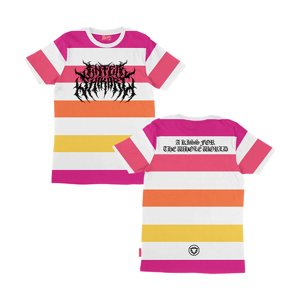 Hellbound Sparky Custom Striped T-Shirt