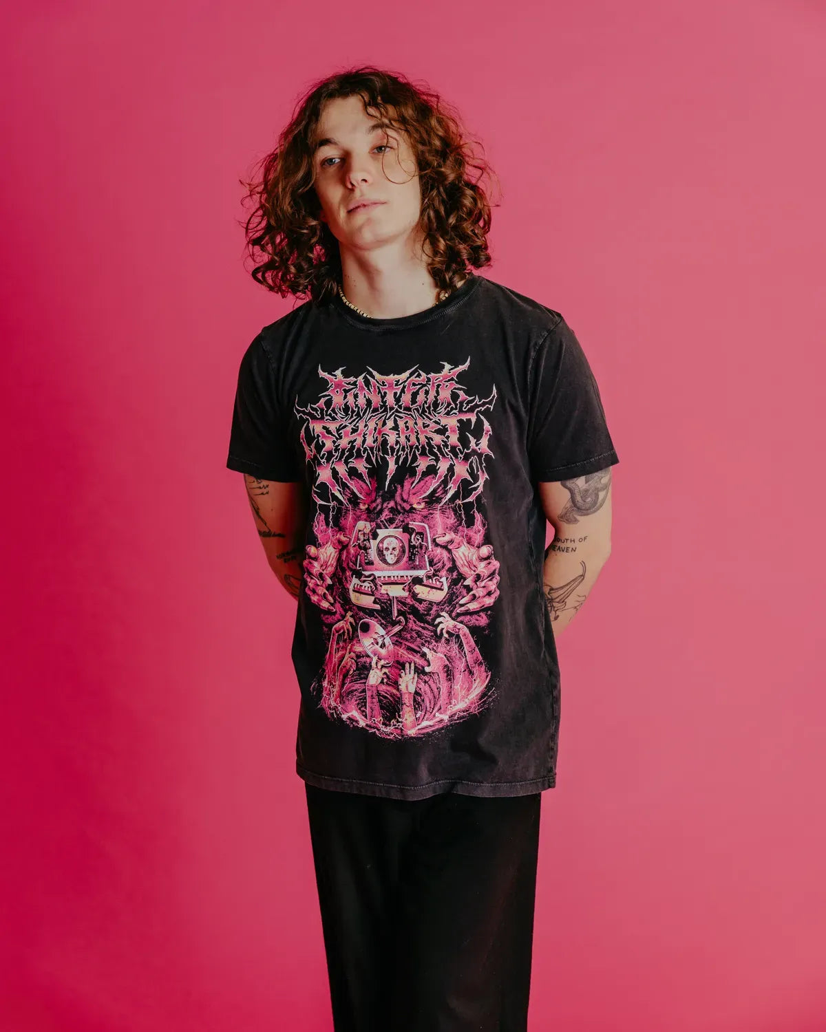 Hellbound Sparky UK-EU Tour T-Shirt - Stonewash Black