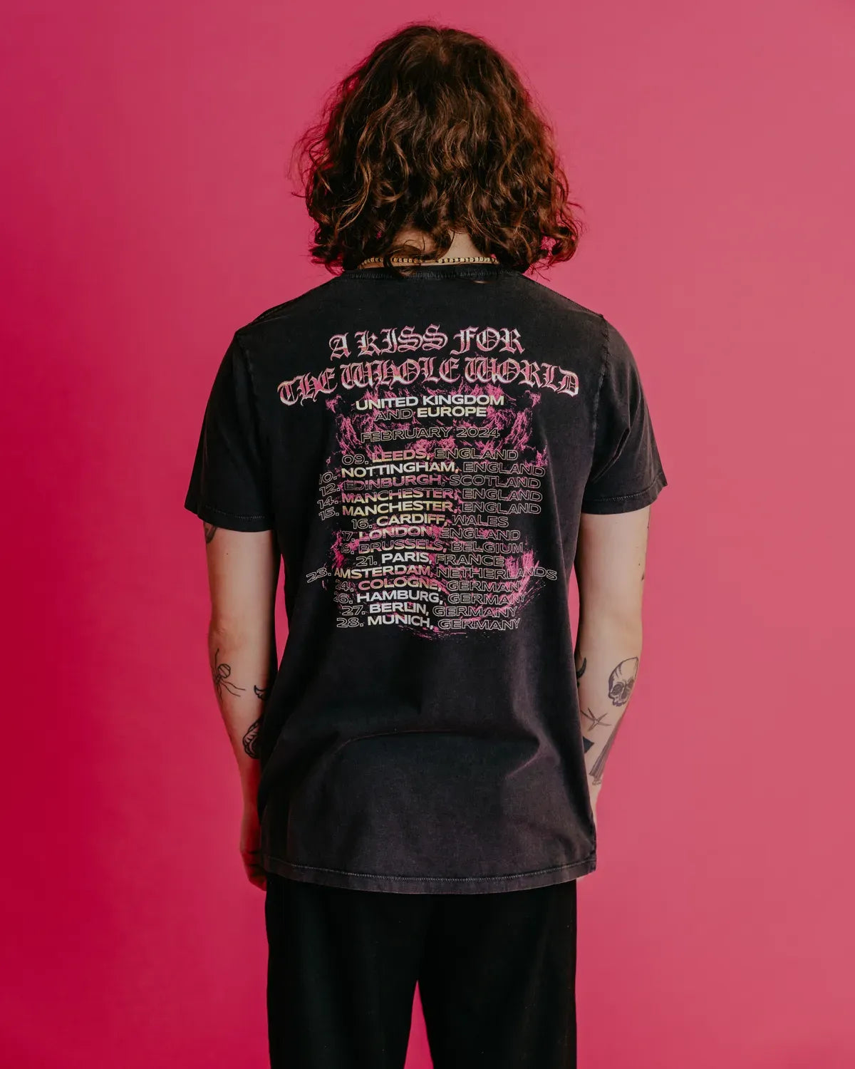 Hellbound Sparky UK-EU Tour T-Shirt - Stonewash Black