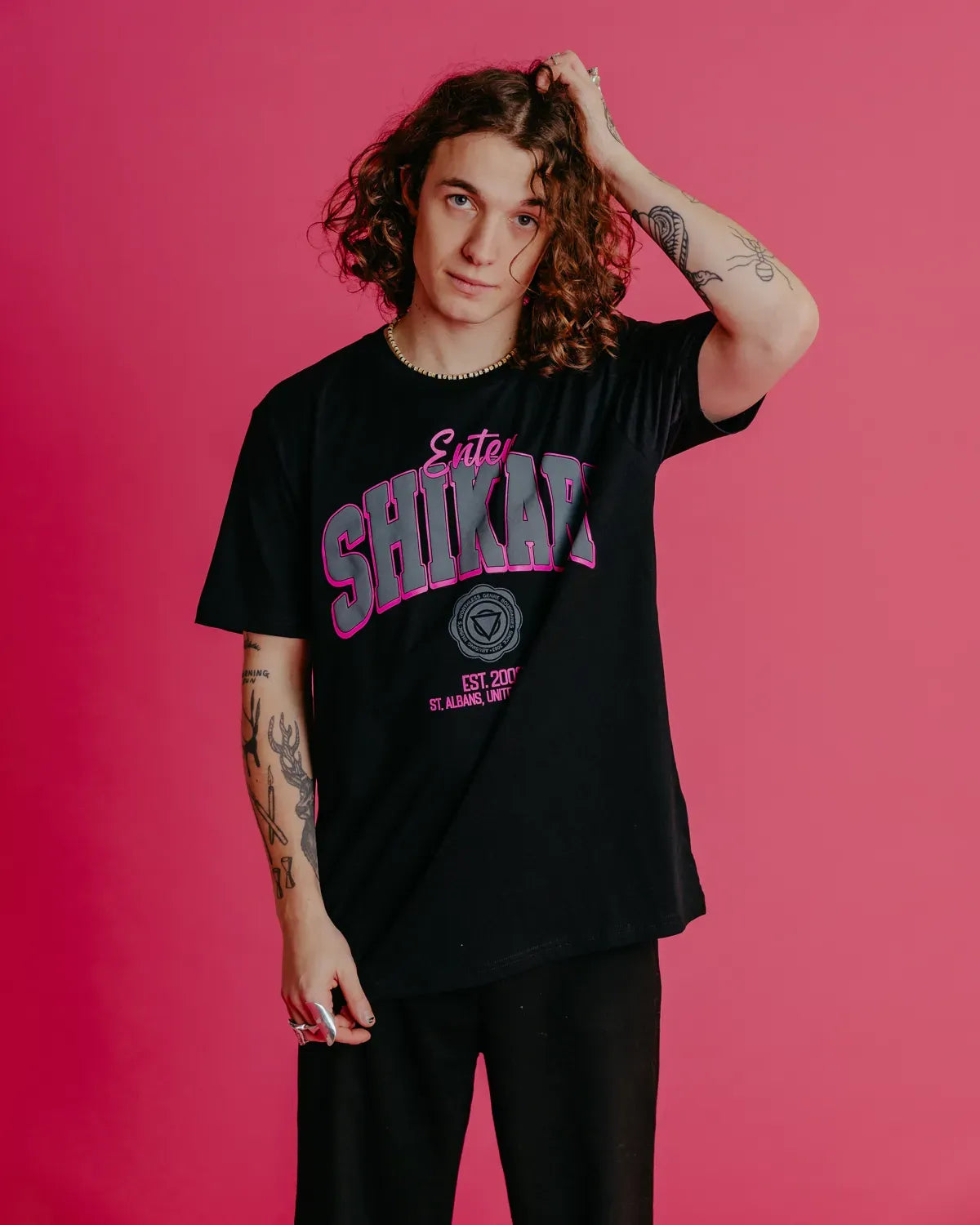 Varsity T-shirt Black