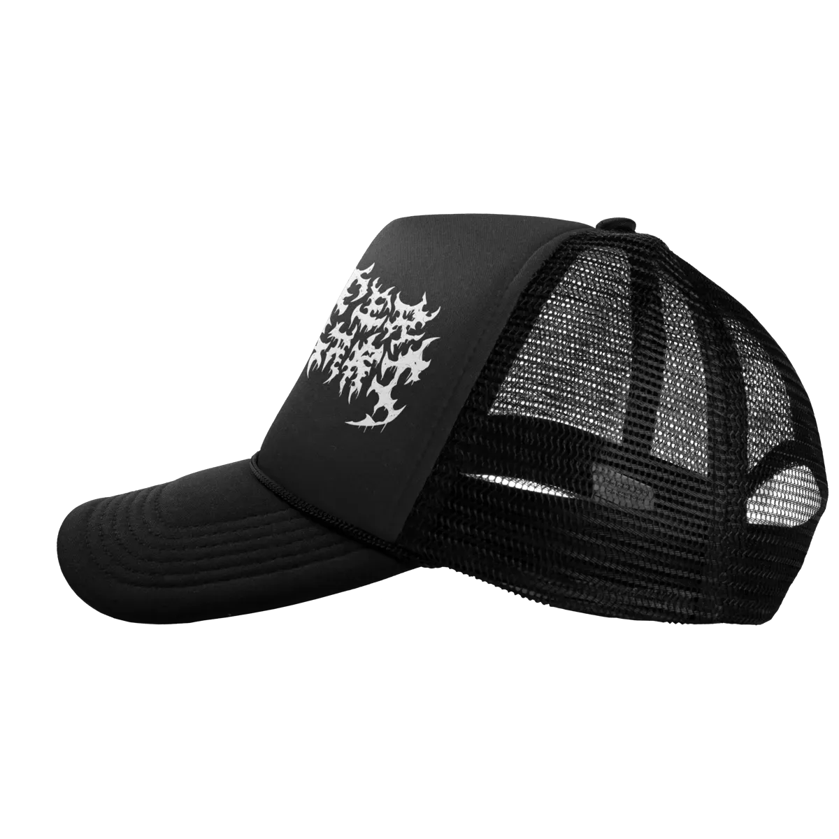 Void Logo Trucker Cap - Black/White
