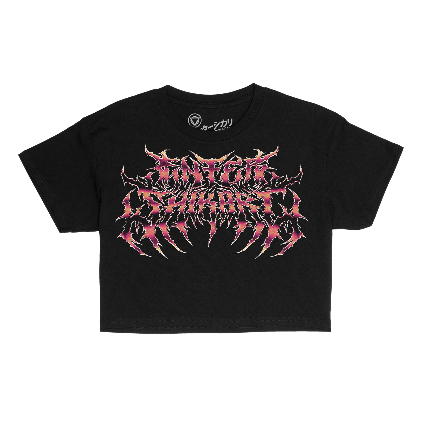 Hellbound Sparky Crop Top - Black
