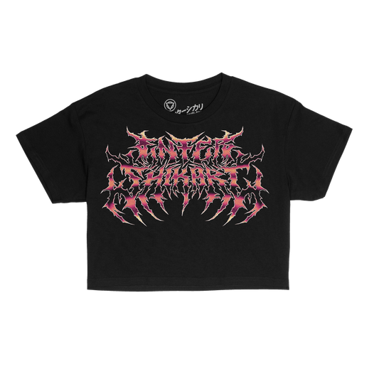 Hellbound Sparky Crop Top - Black