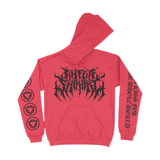 Hellbound Sparky Custom Dyed Hoodie - Pink