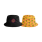 Colour Dots Reversible Bucket Hat - Yellow