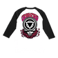 Skull Raglan Baseball Shirt