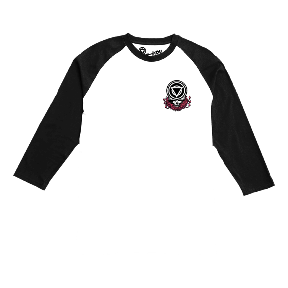 Skull Raglan Baseball Shirt