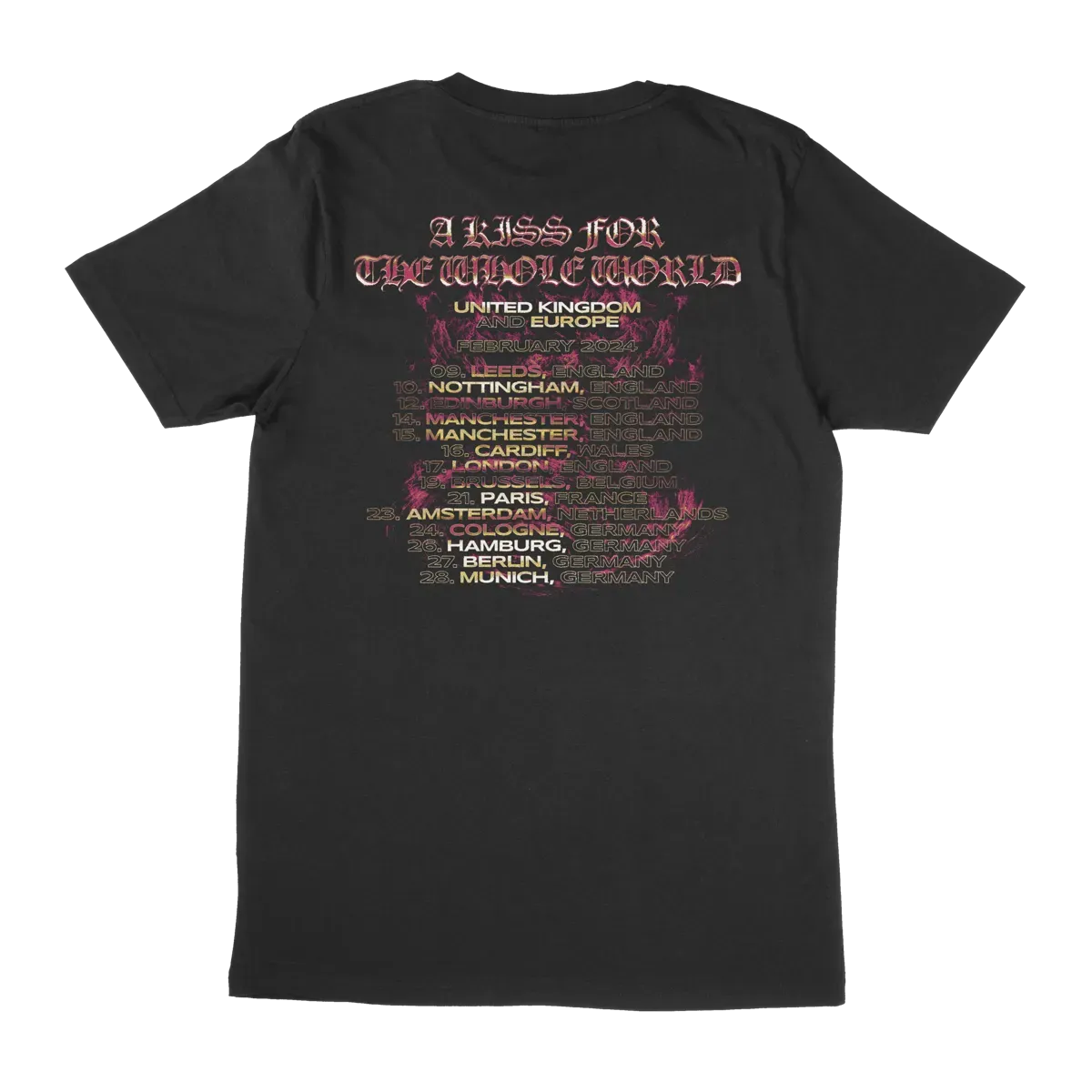 Hellbound Sparky UK-EU Tour T-Shirt - Stonewash Black